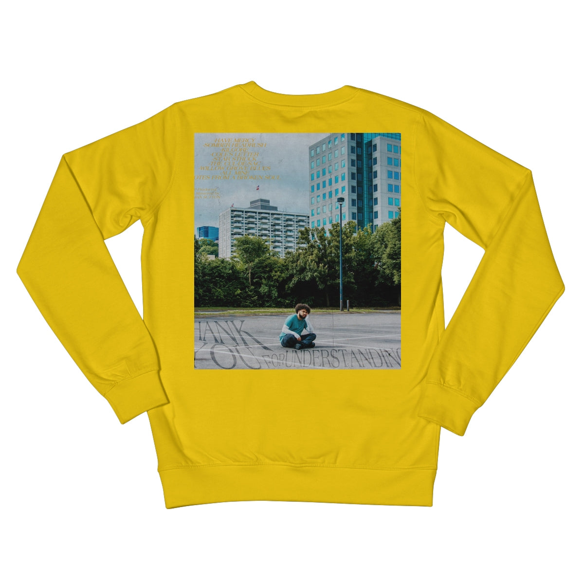 THANK YOU FOR UNDERSTANDING (ALBUM COVER) Crew Neck Sweatshirt